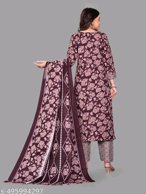 Kashvi Sensational Cotton Blend Dupatta Set – Elegant & Comfortable